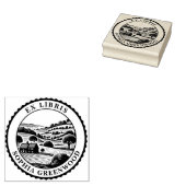 Ex Libris - Landelijk landschap 07 Rubberstempel (Gestempeld)