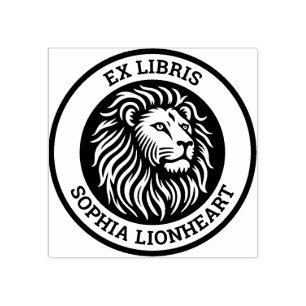 Ex Libris - Leeuw Rubberstempel