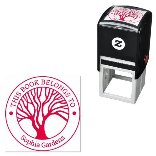 Ex Libris - Levensboom 02 Zelfinktende Stempel (In situ)