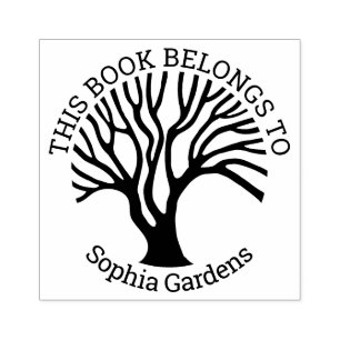 Ex Libris - Levensboom 02v2 Rubberstempel