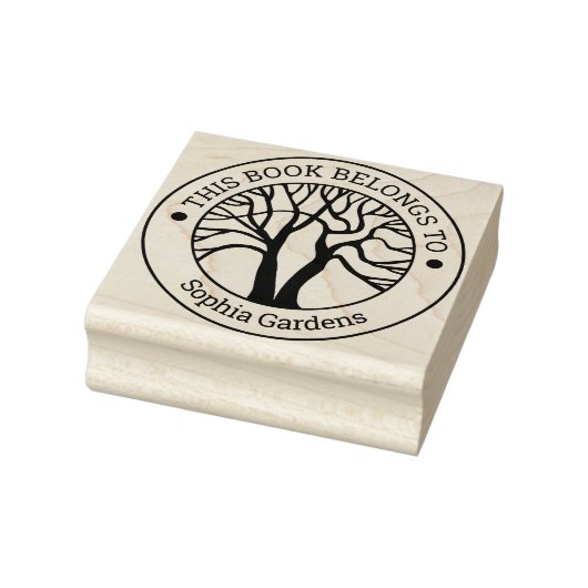 Ex Libris - Levensboom Rubberstempel (Stempel)