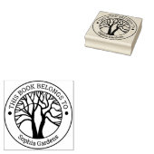 Ex Libris - Levensboom Rubberstempel (Gestempeld)