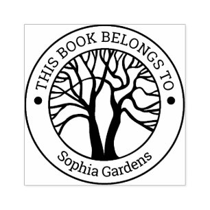 Ex Libris - Levensboom Rubberstempel