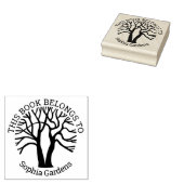 Ex Libris - Levensboom v2 Rubberstempel (Gestempeld)