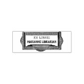 "EX LIBRIS" Library Hardware Bookplate Zelfinktende Stempel (Design)