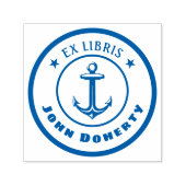 Ex Libris met anker |  Zelfinktende Stempel (Design)