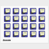 Ex Libris met Boek Sticker Sjabloon (Vel)