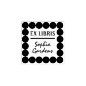 Ex Libris Modern Rubber Stempel (Afrduk)