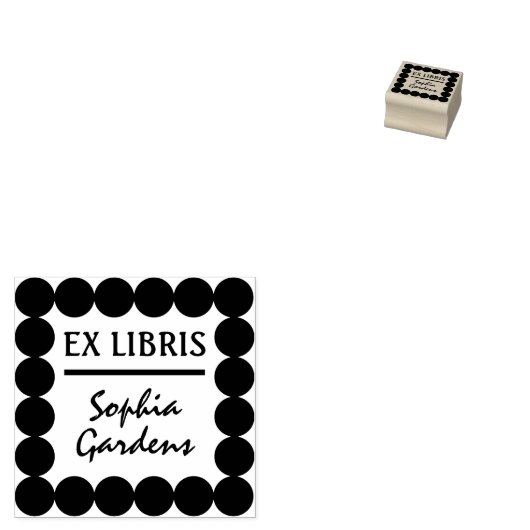 Ex Libris Moderne Stempel (Gestempeld)