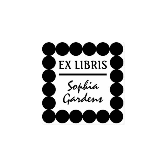 Ex Libris Moderne Stempel (Afrduk)