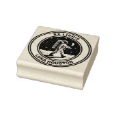 Ex Libris - Moon Walk Rubberstempel (Stempel)