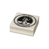 Ex Libris - Moon Walk Rubberstempel (Stempel)