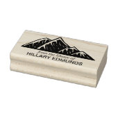 Ex Libris Mountains Rubberstempel (Stempel)