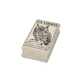 Ex Libris - Owl Rubberstempel (Stempel)