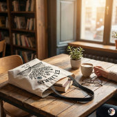 Ex Libris Personalized Book Lover Wildflower Aesth Tote Bag