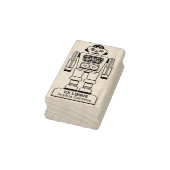 Ex Libris - Robot Librarian v2 Rubberstempel (Stempel)
