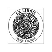 Ex Libris - Roos Tekening Zelfinkend stempel (Afrduk)