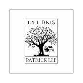 Ex Libris Stamp, Exlibris Stamp voor boeken, Ex Li Rubberstempel (Afrduk)