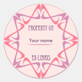 Ex-libris Sticker nr. 8c (Voorkant)