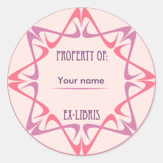 Ex-libris Sticker nr. 8c