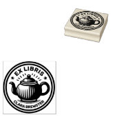 Ex Libris - Theepot Rubberstempel (Gestempeld)