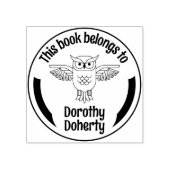 Ex Libris Uil |  Rubberstempel (Afrduk)