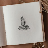 Ex Libris Uilen, Aangepaste Bibliotheek Boek Rubberstempel