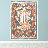 Ex libris van Carel Lion Cachet Canvas Afdruk (Insitu (Houten vloer))