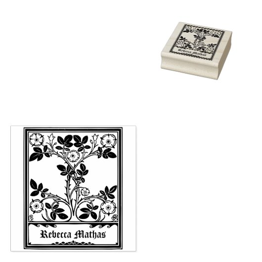 Ex libris voor Klaas Groesbeek en Paul Nijhoff Rubberstempel (Gestempeld)