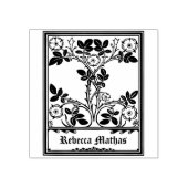 Ex libris voor Klaas Groesbeek en Paul Nijhoff Rubberstempel (Afrduk)