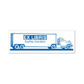 Ex Libris - Vrachtwagen Zelfinktende Stempel (Design)