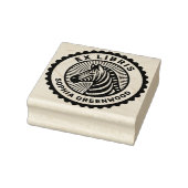 Ex Libris - Zebra Rubberstempel (Stempel)