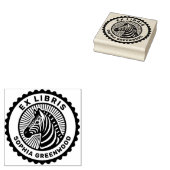 Ex Libris - Zebra Rubberstempel (Gestempeld)