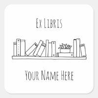 Ex Libris Zwart-wit Bookplate