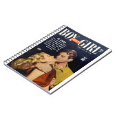 Ex Lover - Romance Comic Book - Retro Comics Notitieboek (Linkerzijde)