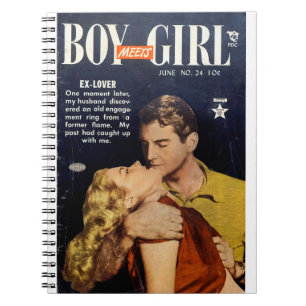 Ex Lover - Romance Comic Book - Retro Comics Notitieboek