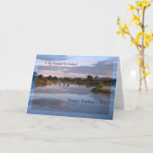 Ex-man, Lake bij dageraad Vaderdag kaart (Gele Bloem)