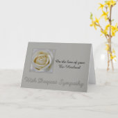 Ex-man verlies Roos sympathie kaart (Gele Bloem)