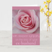 Ex-man verlies Roos sympathie kaart (Gele Bloem)