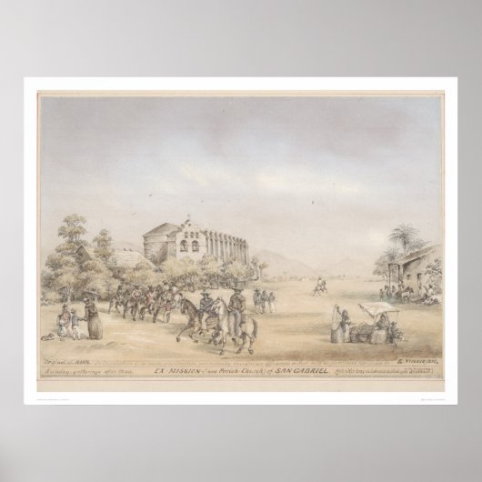 Ex-Mission.. van San Gabriel (1318) Poster (Voorkant)