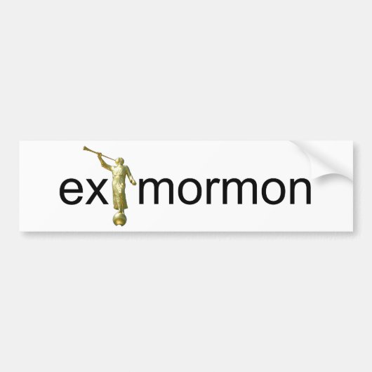 Ex-Mormon Bumpersticker (Voorkant)