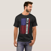 Ex Mormon Tapir Exmo Patriotic Postmormon Anti LDS T-shirt (Voorkant volledig)
