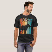 Ex Mormon Tapir Horse LDS Retro Exmo Horse_2 T-shirt (Voorkant volledig)