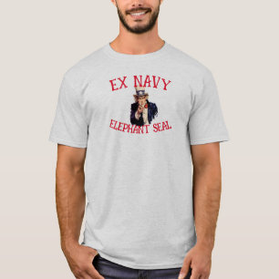 Ex Navy Elephant Seal T-shirt