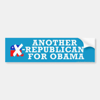 Ex-republikeinen voor Obama Bumpersticker