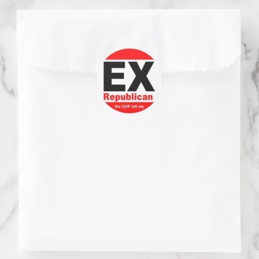 Ex-Republikeinse revers Stickers (Tas)