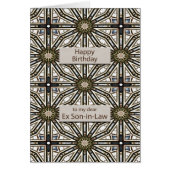 Ex Son in Law Birthday Abstract Mandala Design (Voorkant)