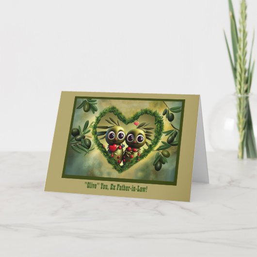 Ex vader in de wet Happy Fathers Day Schattige met Kaart (Voorkant)