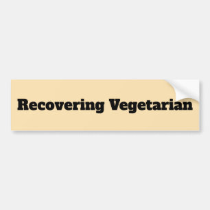 Ex-vegetariër Bumpersticker