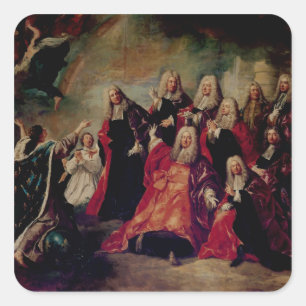 Ex-Voto.Corps de Ville Demand Return Vierkante Sticker